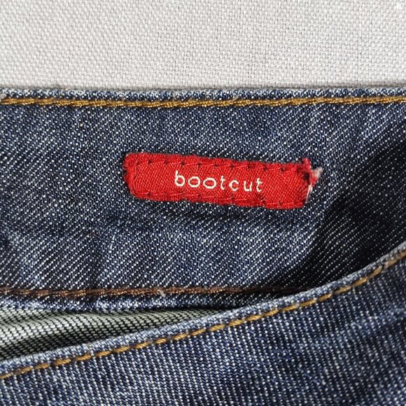 Makers of True Originals Jeans Bootcut women's size 32 dark washed ink blue - Picture 7 of 13